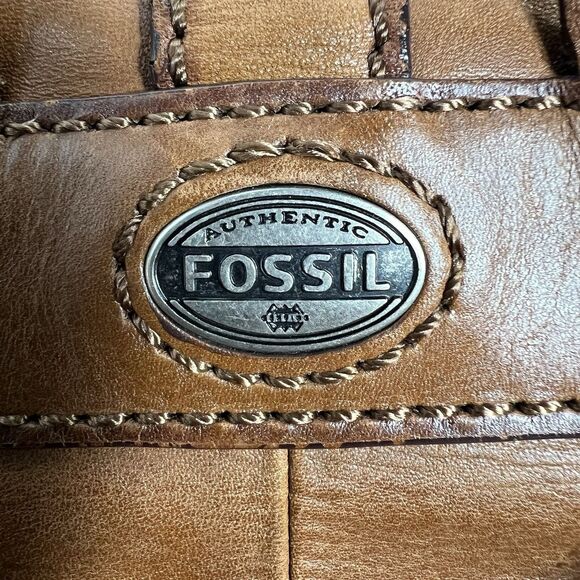 Fossil Vintage Drawstring Backpack Leather Brown‎ Women’s main image 5